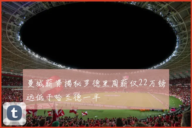 曼城薪资揭秘罗德里周薪仅22万镑远低于哈兰德一半